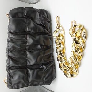 NWOT vegan leather mini bag